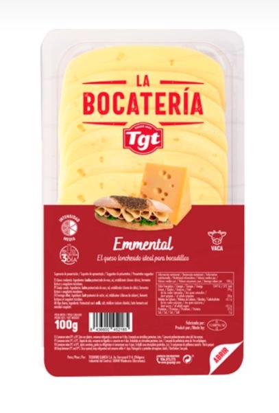 Сир Емменталь 40% La Bocatería 100г